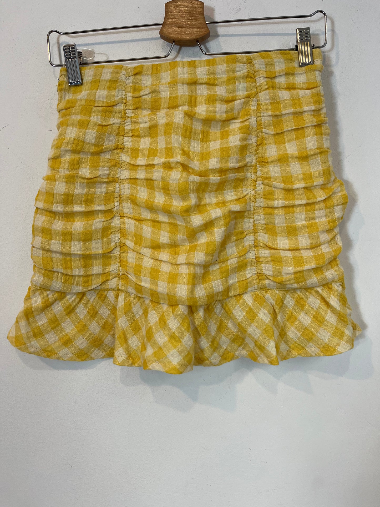 ZARA. Falda mini cuadros. T S