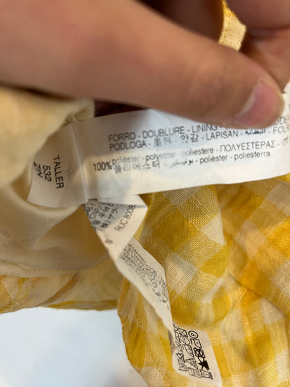 ZARA. Falda mini cuadros. T S