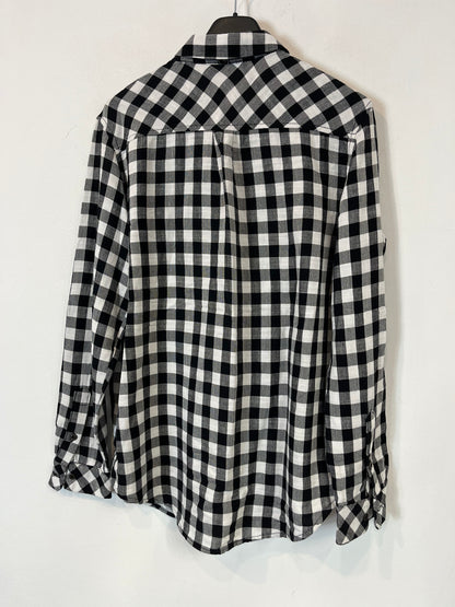 MANGO. Flowy checked shirt. TS