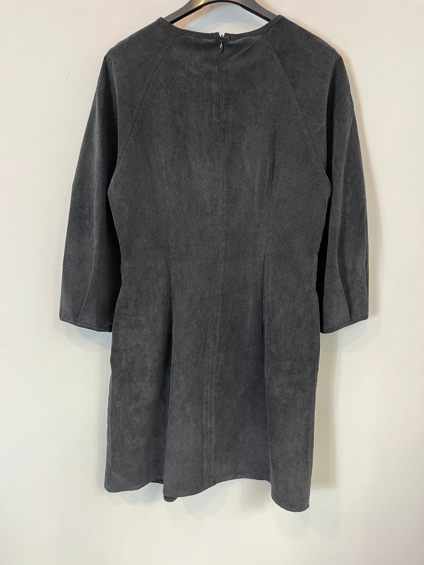 ZARA. Dark blue textured dress. Size XS