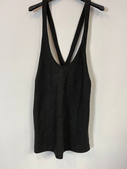 ZARA. Vestido estilo peto pata de gallo. T XS
