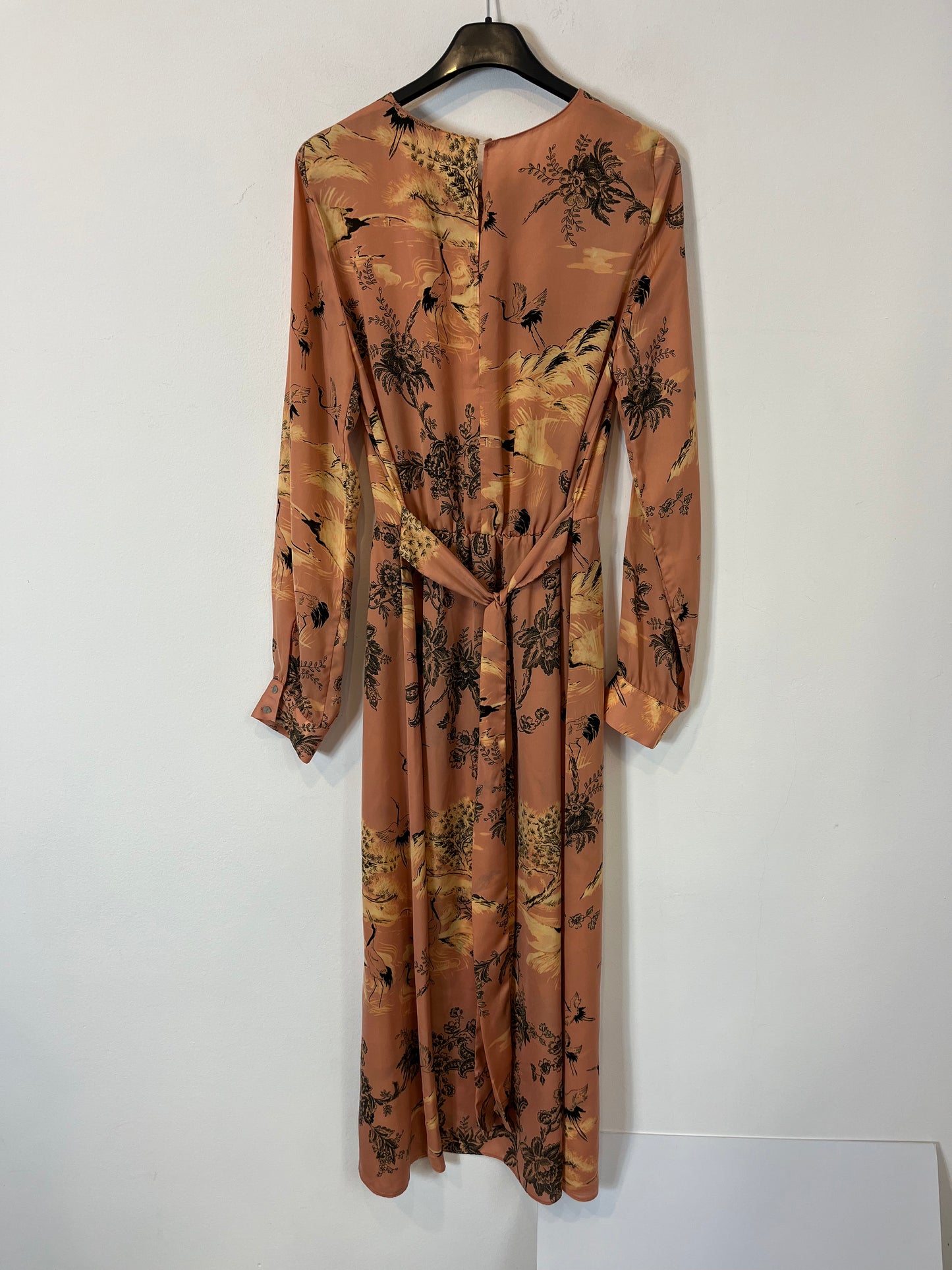ZARA. Vestido midi estampado. T S