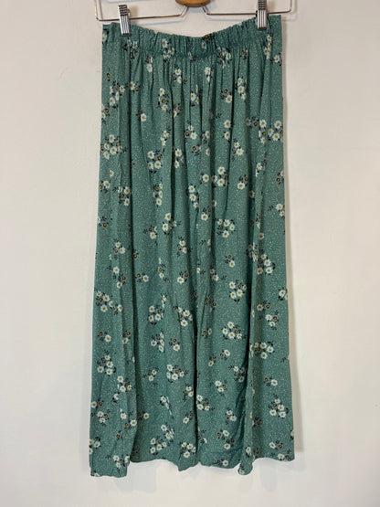 CANESÚ. Falda midi abotonada estampada. T S