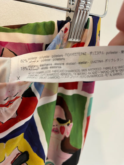 ZARA x NATASHA PASCHAL. Conjunto caras colores. T L (S/M)