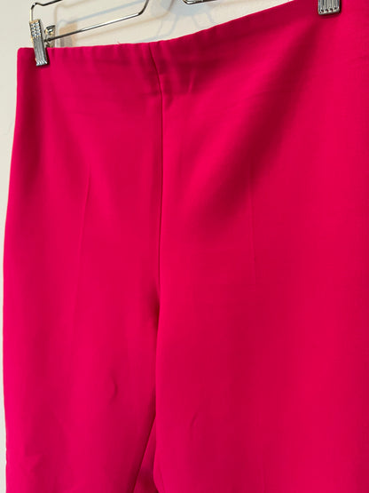 ZARA. Pantalón fucsia pinza. T L