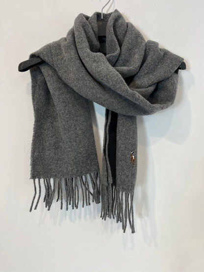 POLO RALPH LAUREN . Bufanda lana gris