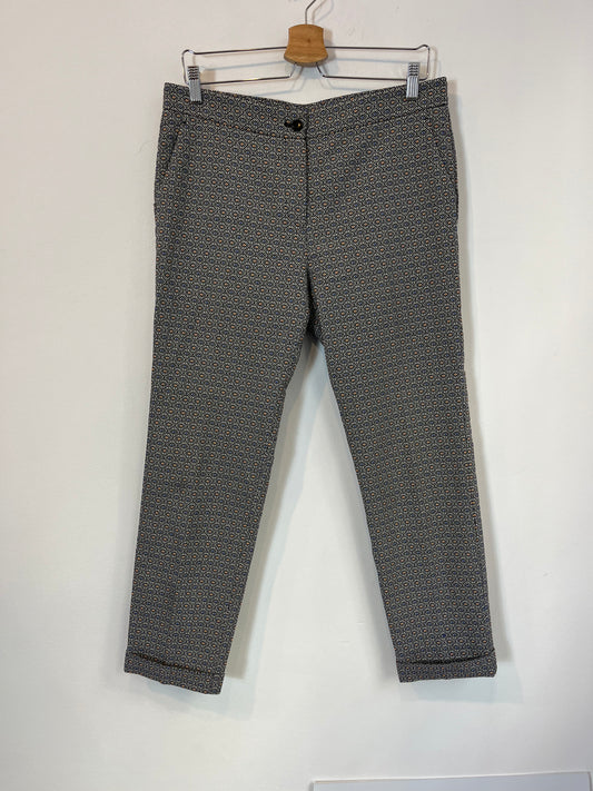 ETRO. Pantalón textura estampado geométrico. T 44(40)