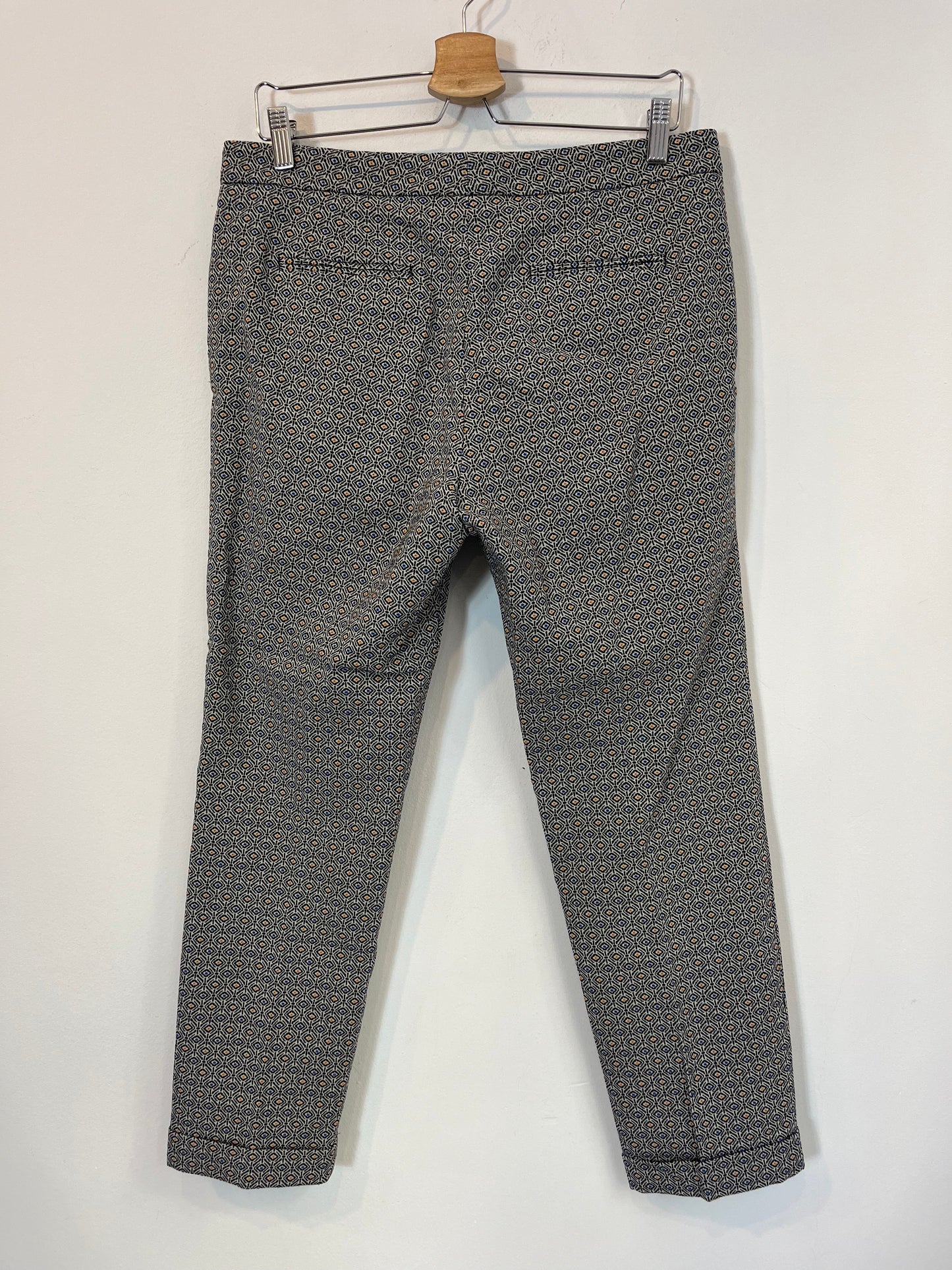 ETRO. Pantalón textura estampado geométrico. T 44(40)