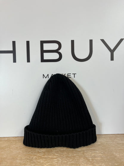 UNIQLO. Gorro negro canalé. T U