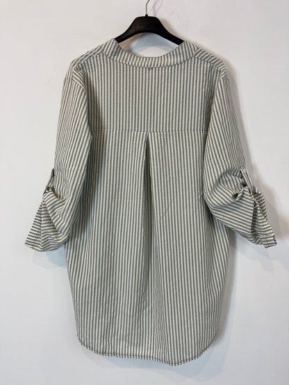 OTRAS. Blusa rayas textura. T L