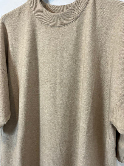 PARFOIS. Beige knitted midi dress. TM/L