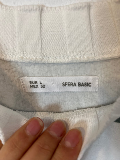 SFERA. Sudadera rayas detalle cuello. T L