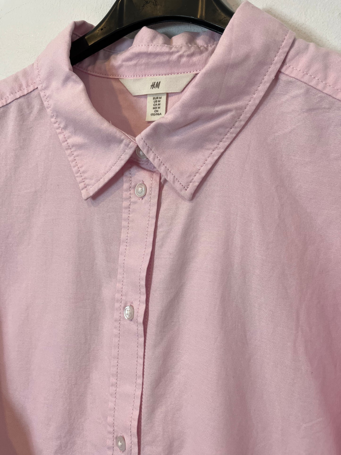 H&amp;M. Light pink oxford shirt. TM