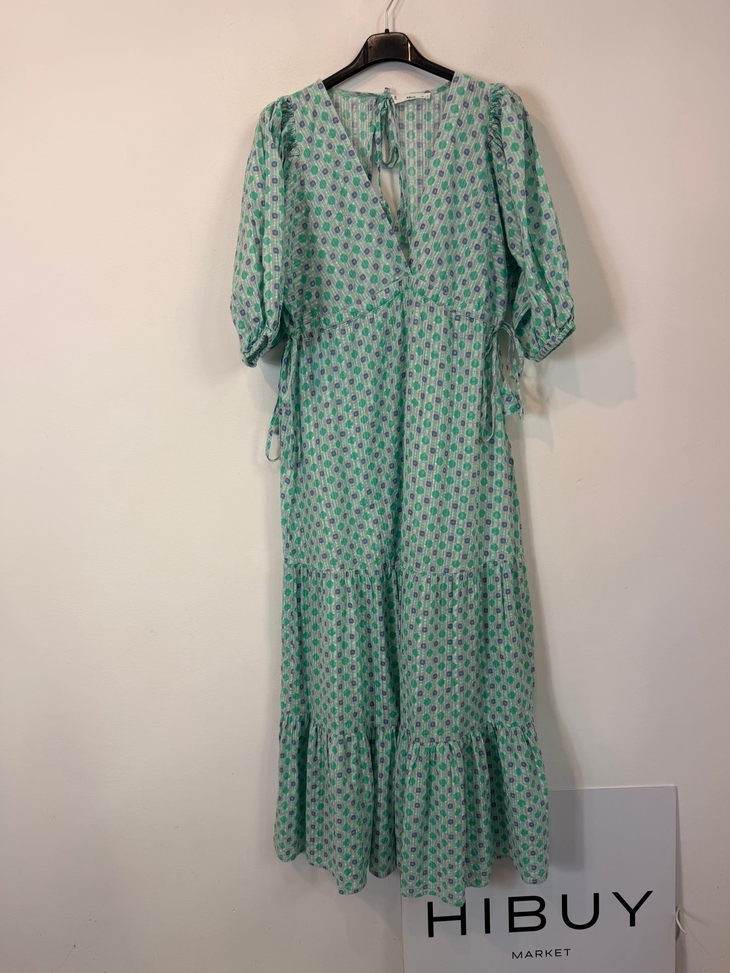 MANGO. Vestido largo estilo booho estampado floral