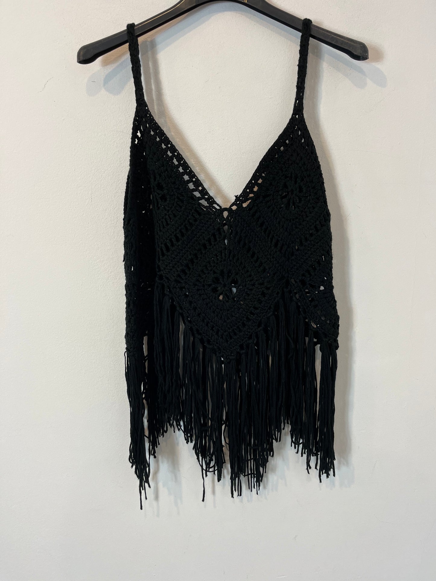 OTRAS. Top crochet flecos. TU (S/M)