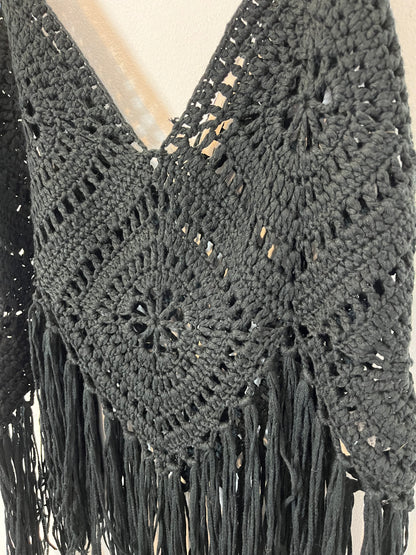 OTRAS. Top crochet flecos. TU (S/M)