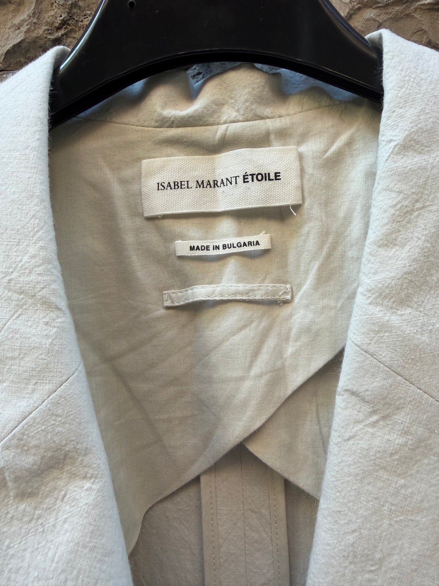 ISABEL MARANT ÉTOILE. Blazer ligera algodón