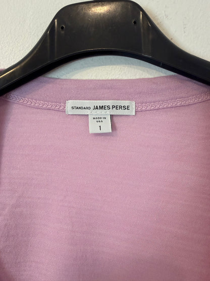 JAMES PERSE. Camiseta algodón malva