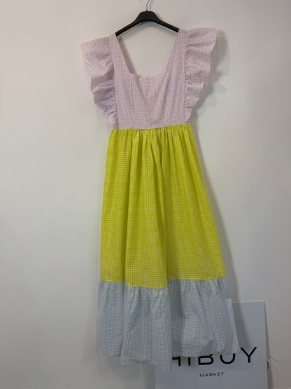TIMIAMI. Vestido tricolor vichy