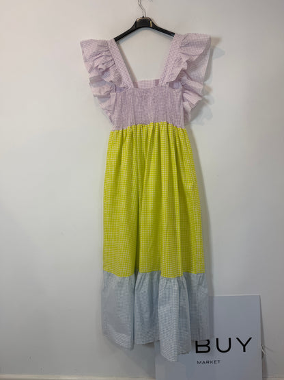 TIMIAMI. Vestido tricolor vichy