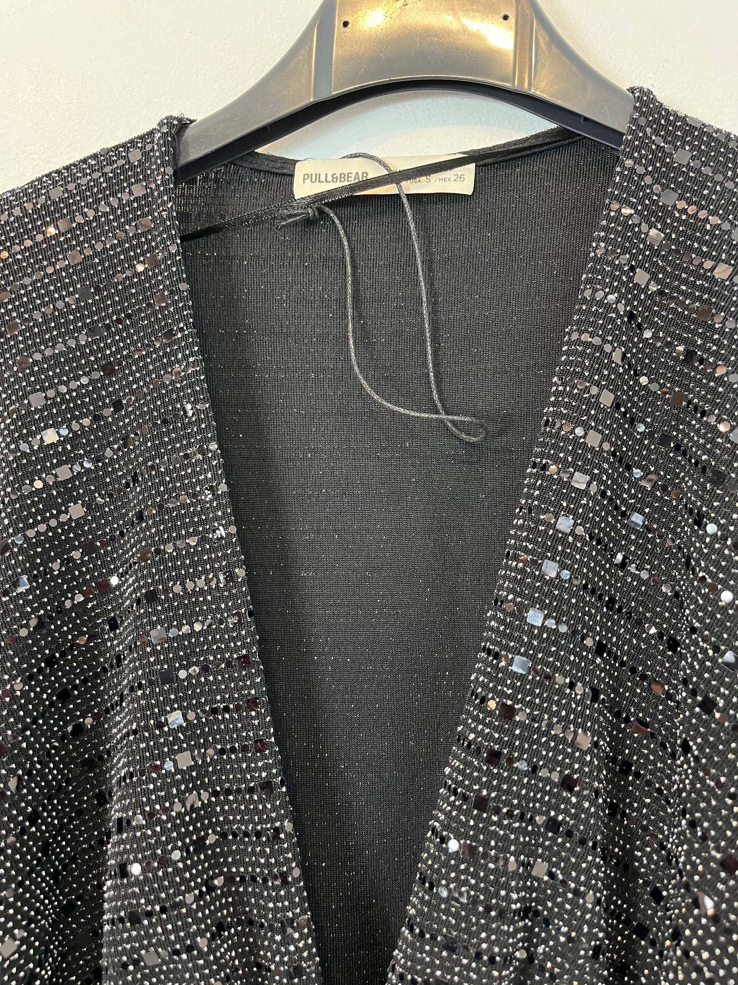 PULL&BEAR. Vestido pedrería elástico. T S