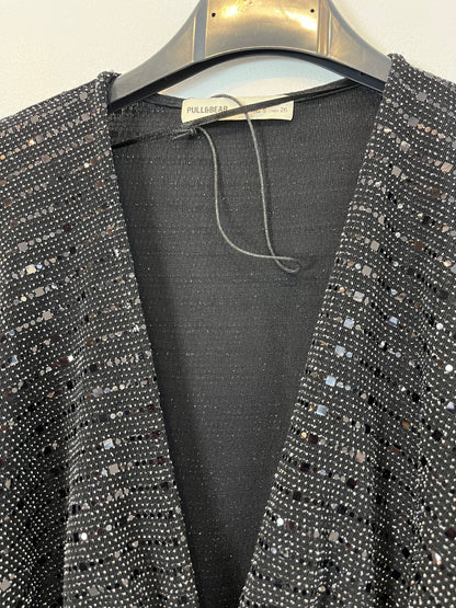 PULL&BEAR. Vestido pedrería elástico. T S