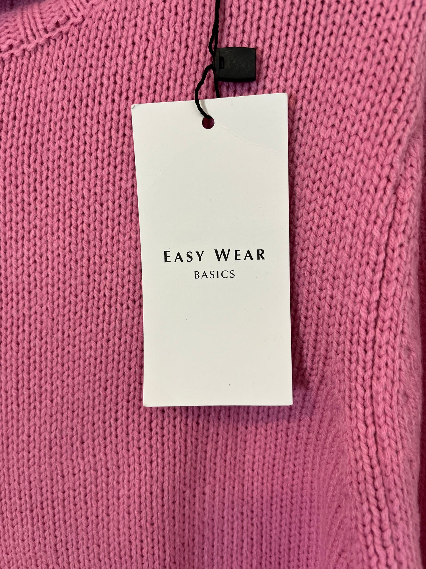 EASY WEAR. Jersey rosa cuello alto. T M