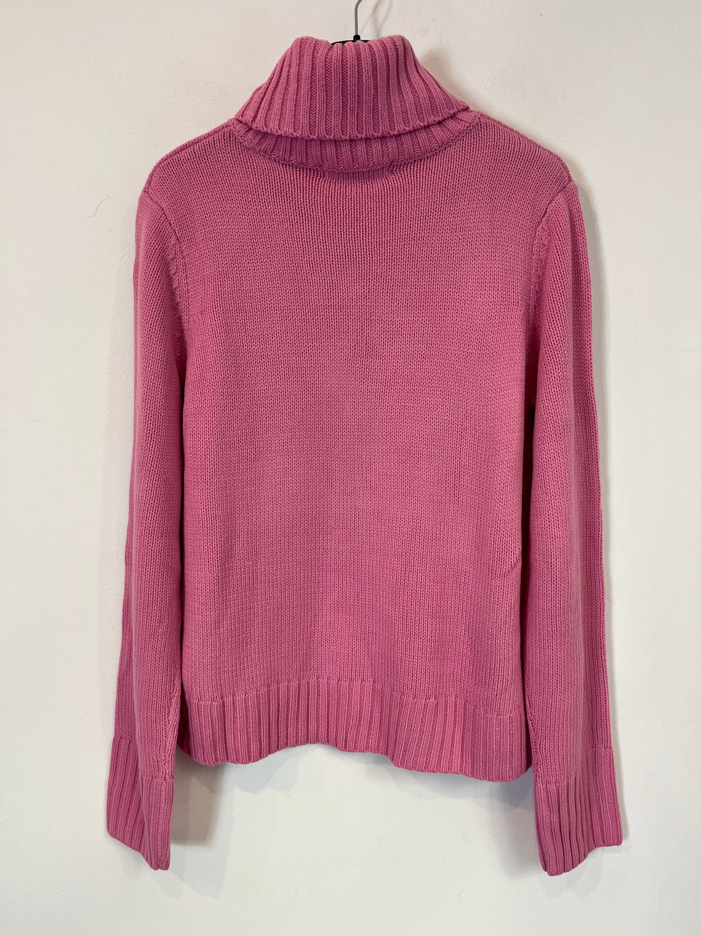 EASY WEAR. Jersey rosa cuello alto. T M