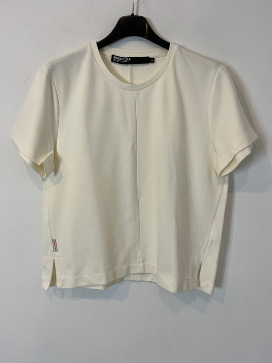 BIMBA Y LOLA. Textured ecru top. TM