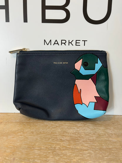 PAUL &amp; JOE SISTER. Blue patterned clutch bag