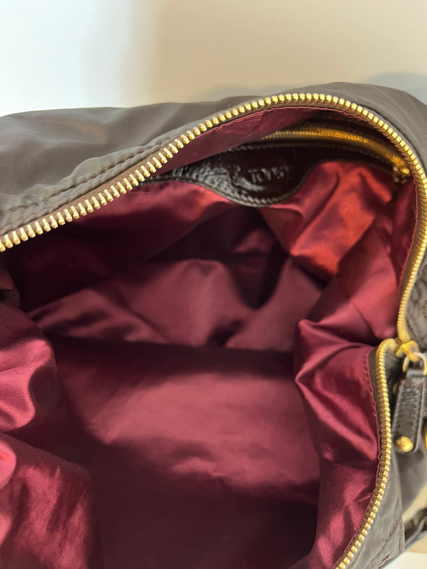 TOD'S Quilted Bag with Zippers