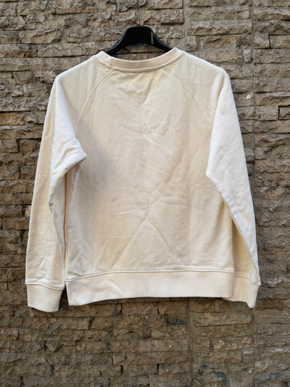 Sudadera beige corazón