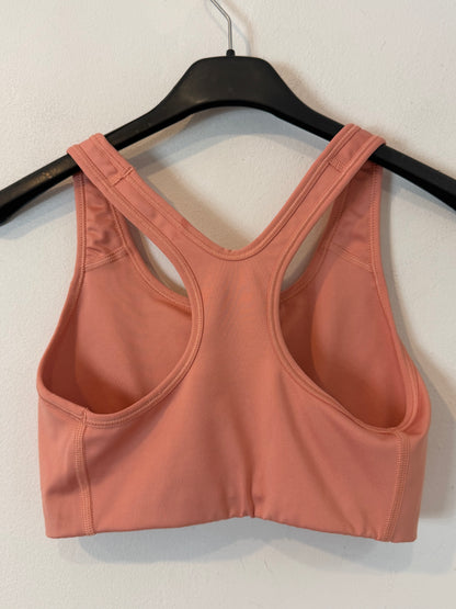NIKE. Top rosa canalé elástico