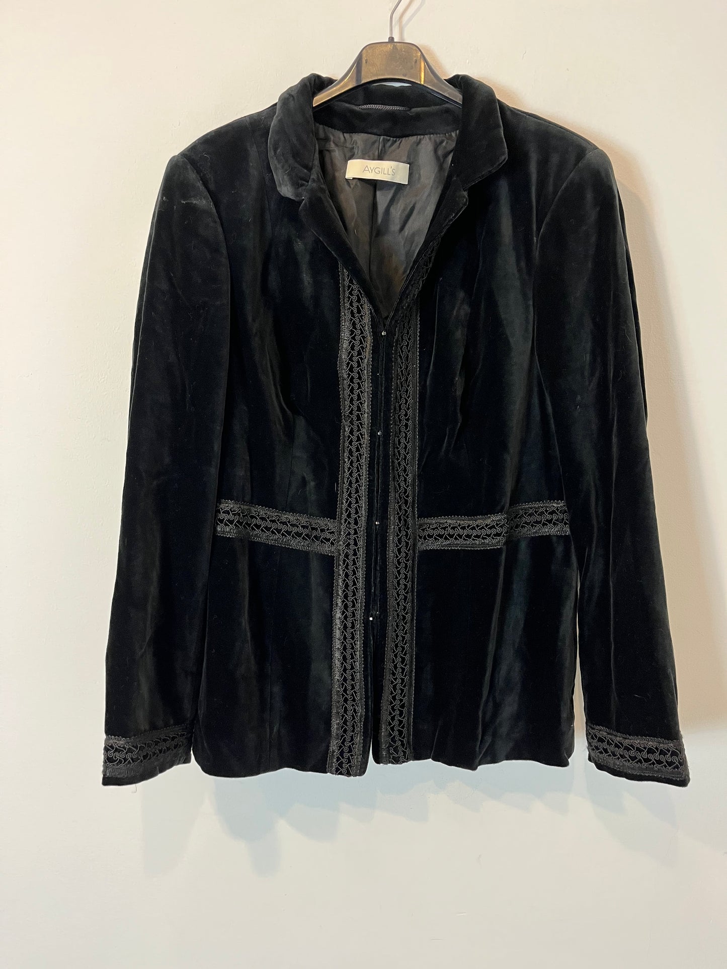 AYGILL'S. Chaqueta terciopelo vintage. T S/M (42)