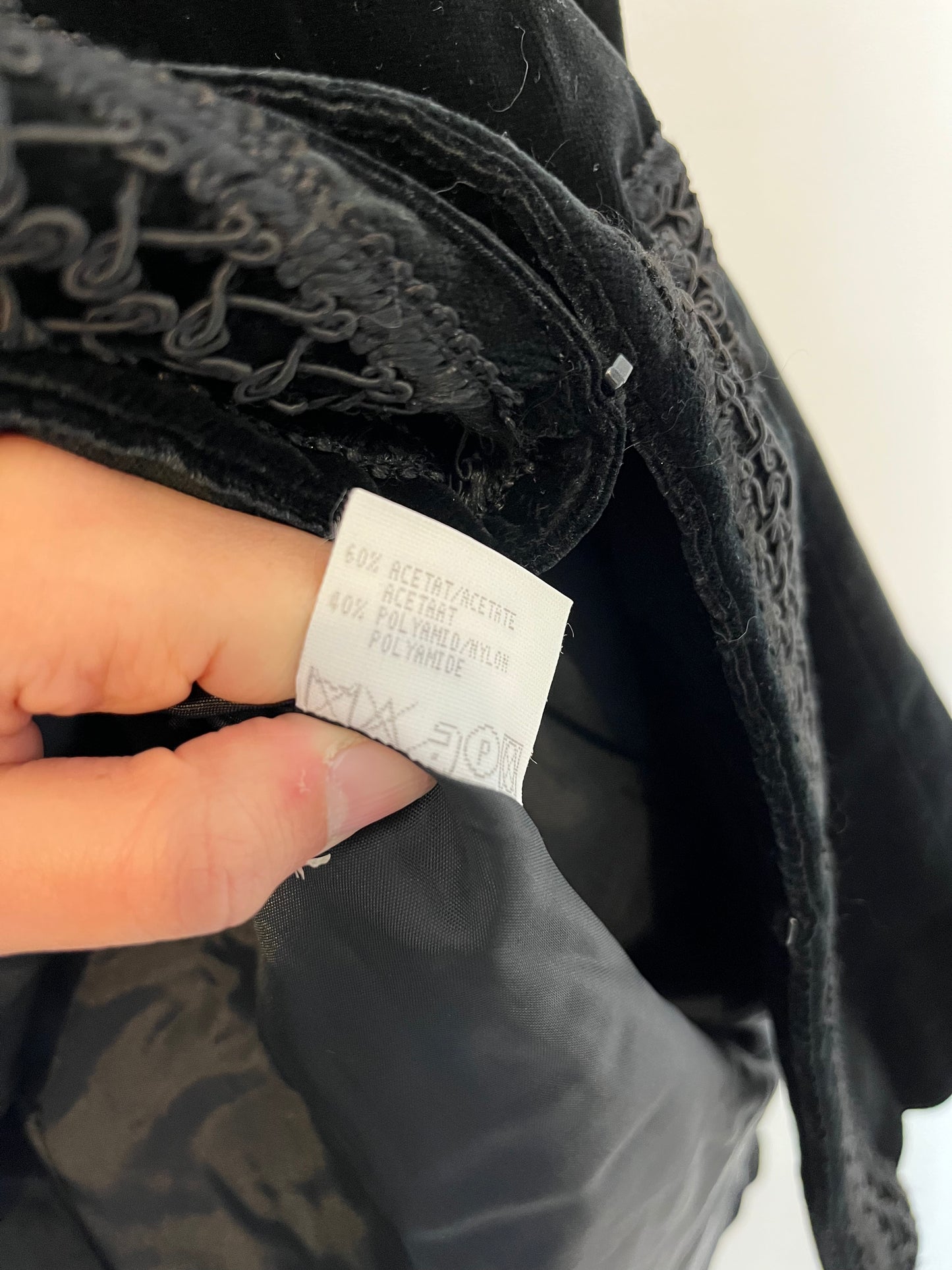 AYGILL'S. Chaqueta terciopelo vintage. T S/M (42)