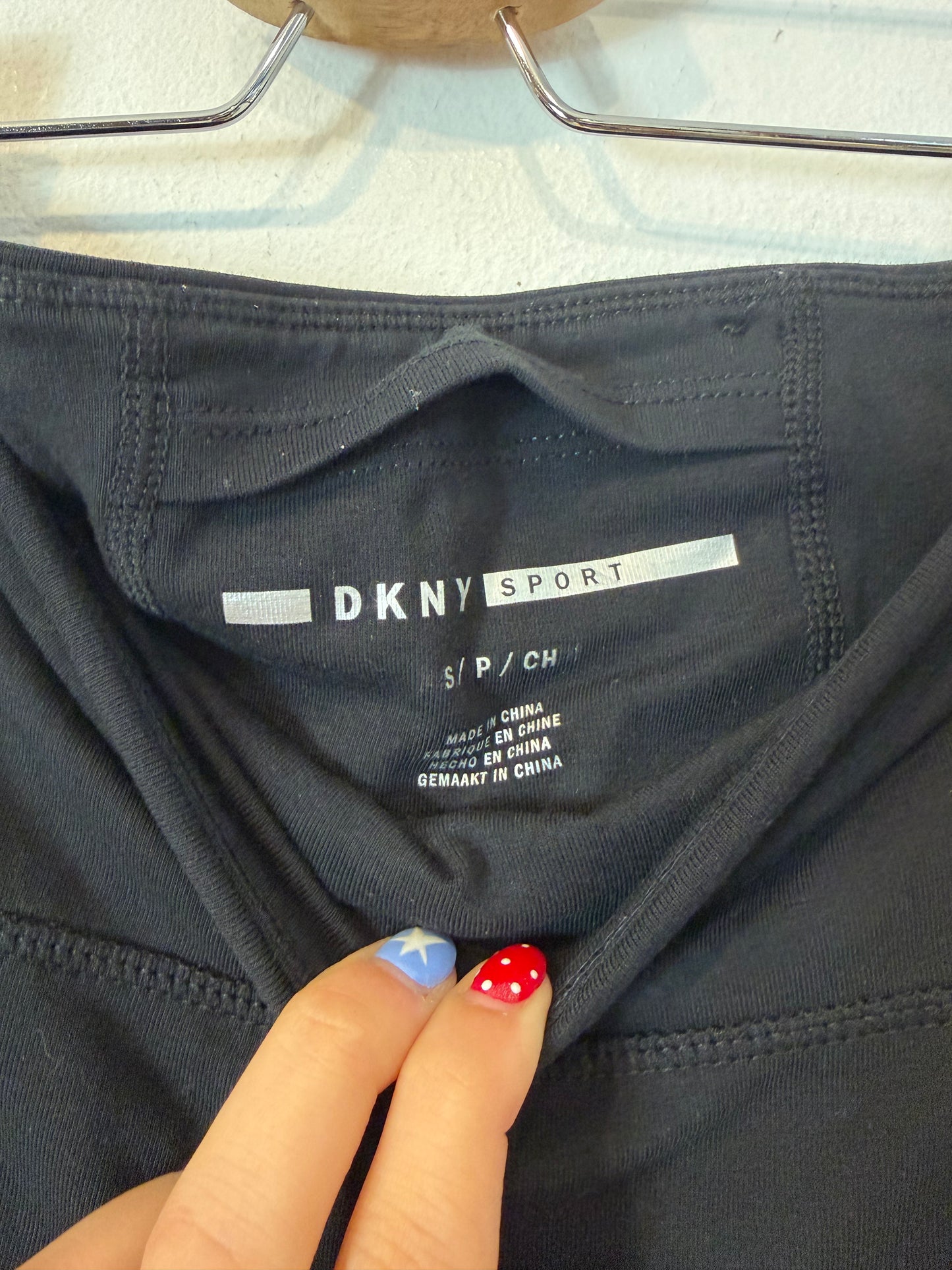 DKNY. Legging negro largo. T S/M