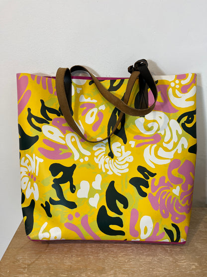 MARNI. Fuchsia printed tote bag (tara)