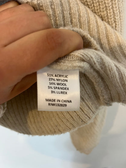 HOUSE OF HARLOW 1960. Jersey beige rombos T. M