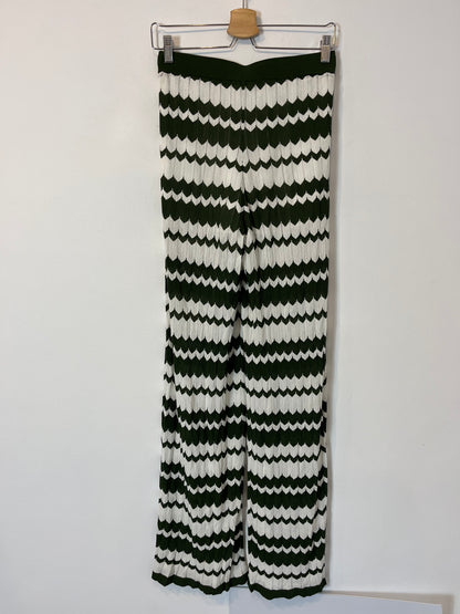 PAROSH. Pantalón punto rayas T.u (36)