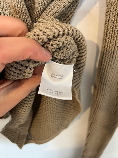 NBD. Tan beige knit top. TS