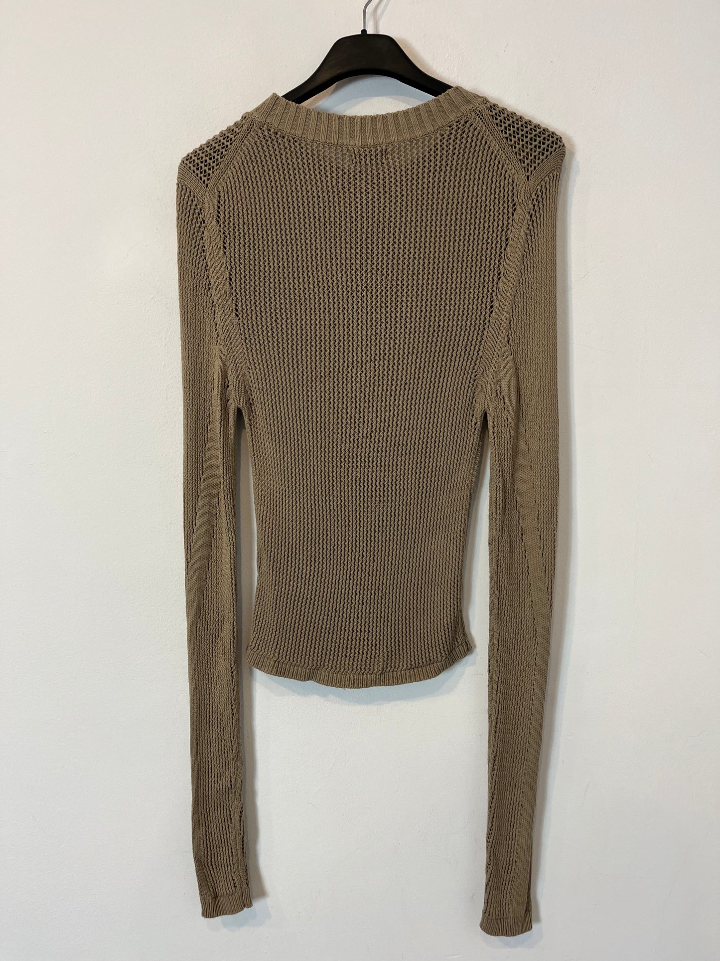 NBD. Tan beige knit top. TS