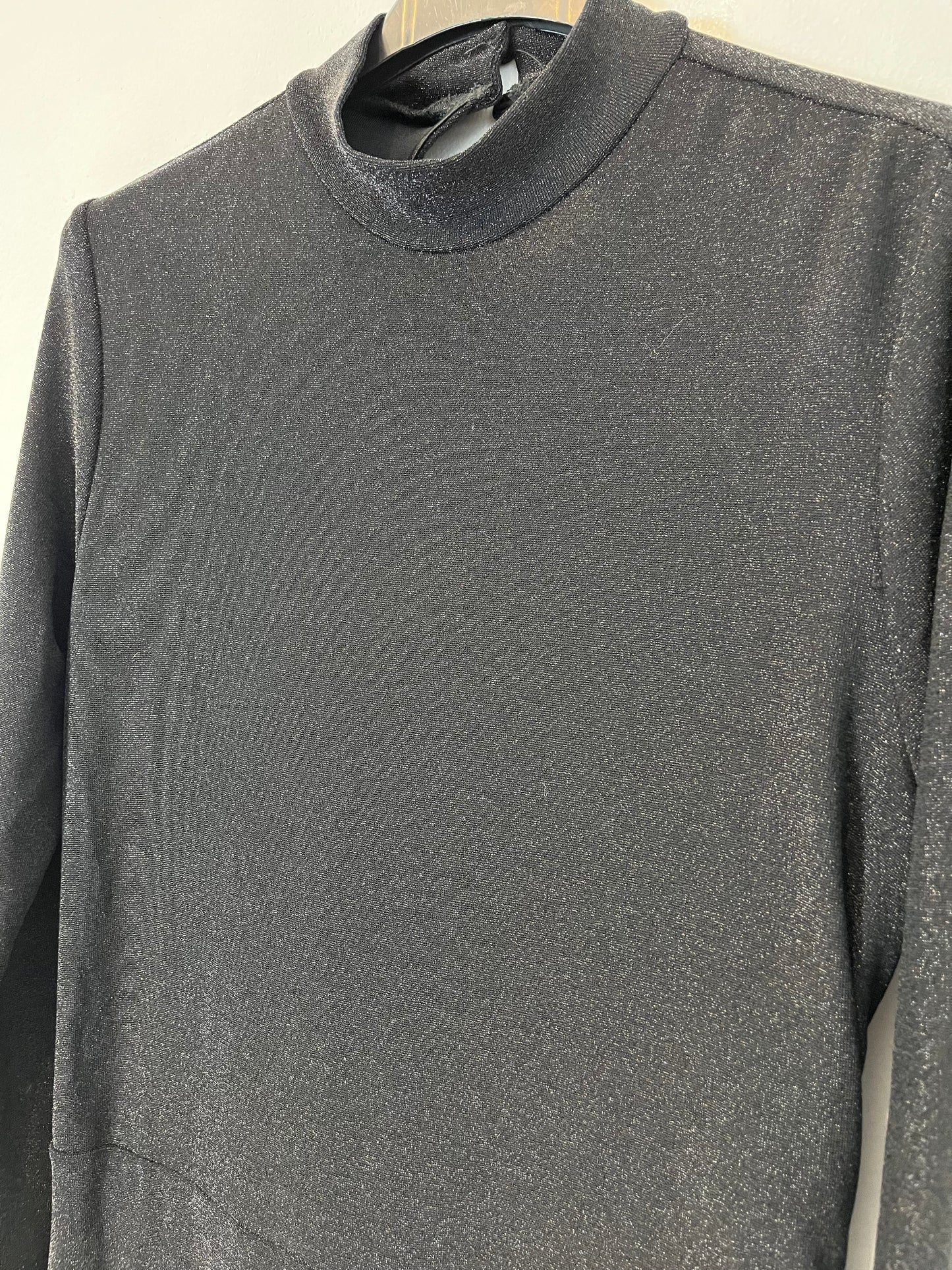 SUPERDOWN. Mono negro purpurina T.l