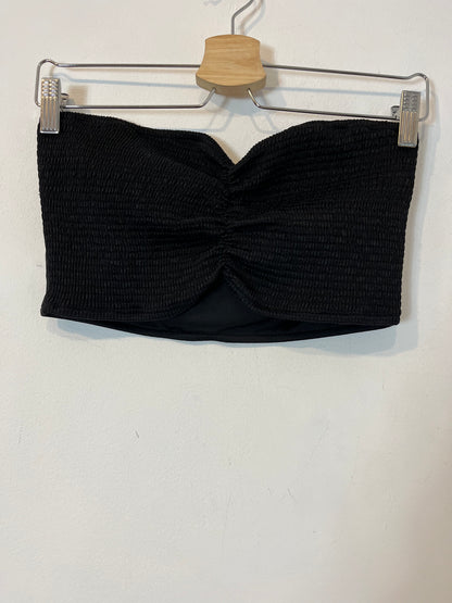 CAMALEONICA. Top negro nido de abeja T.s