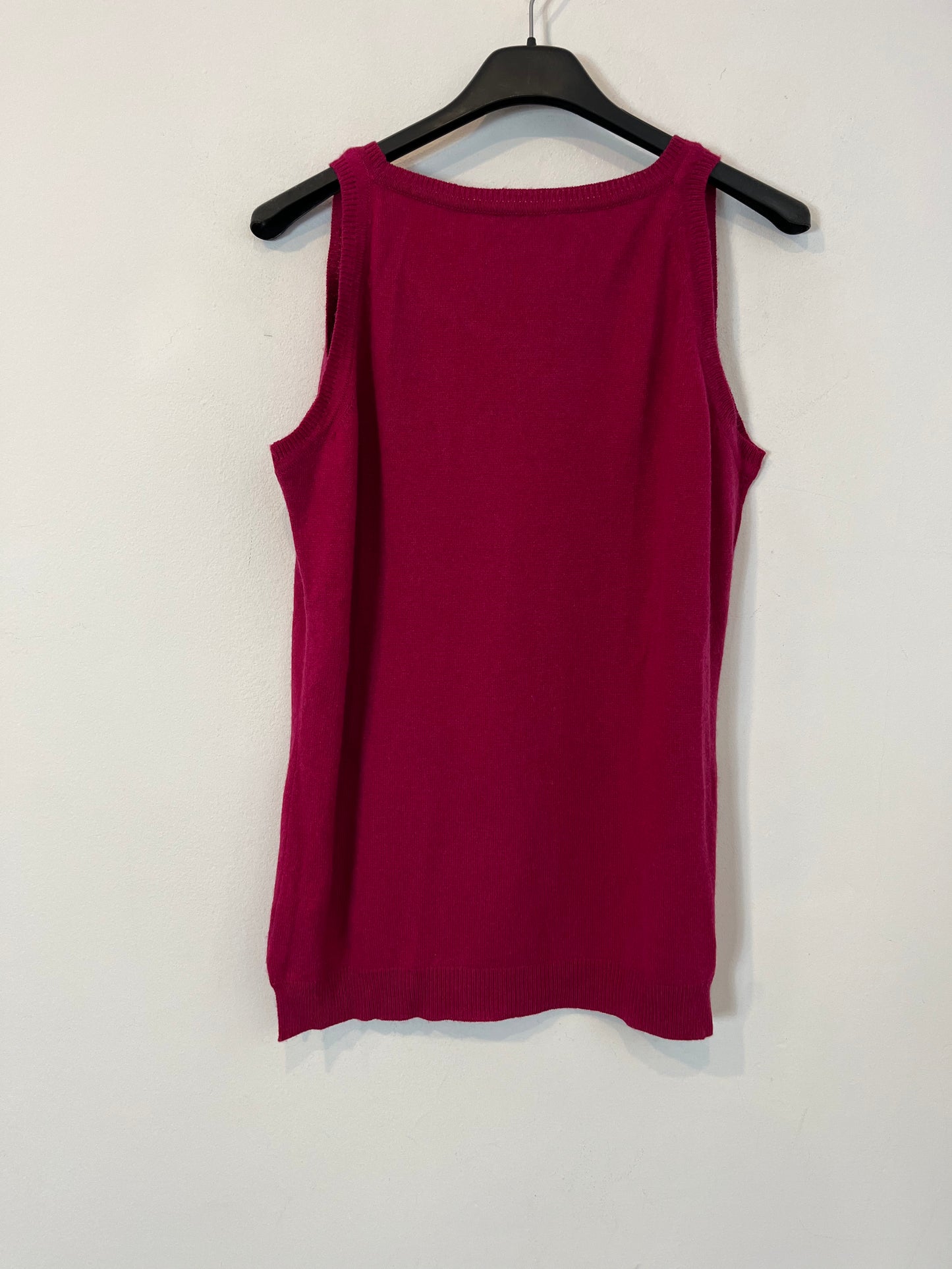 S BOLIN. Top rosa seda y cashmere. T.L