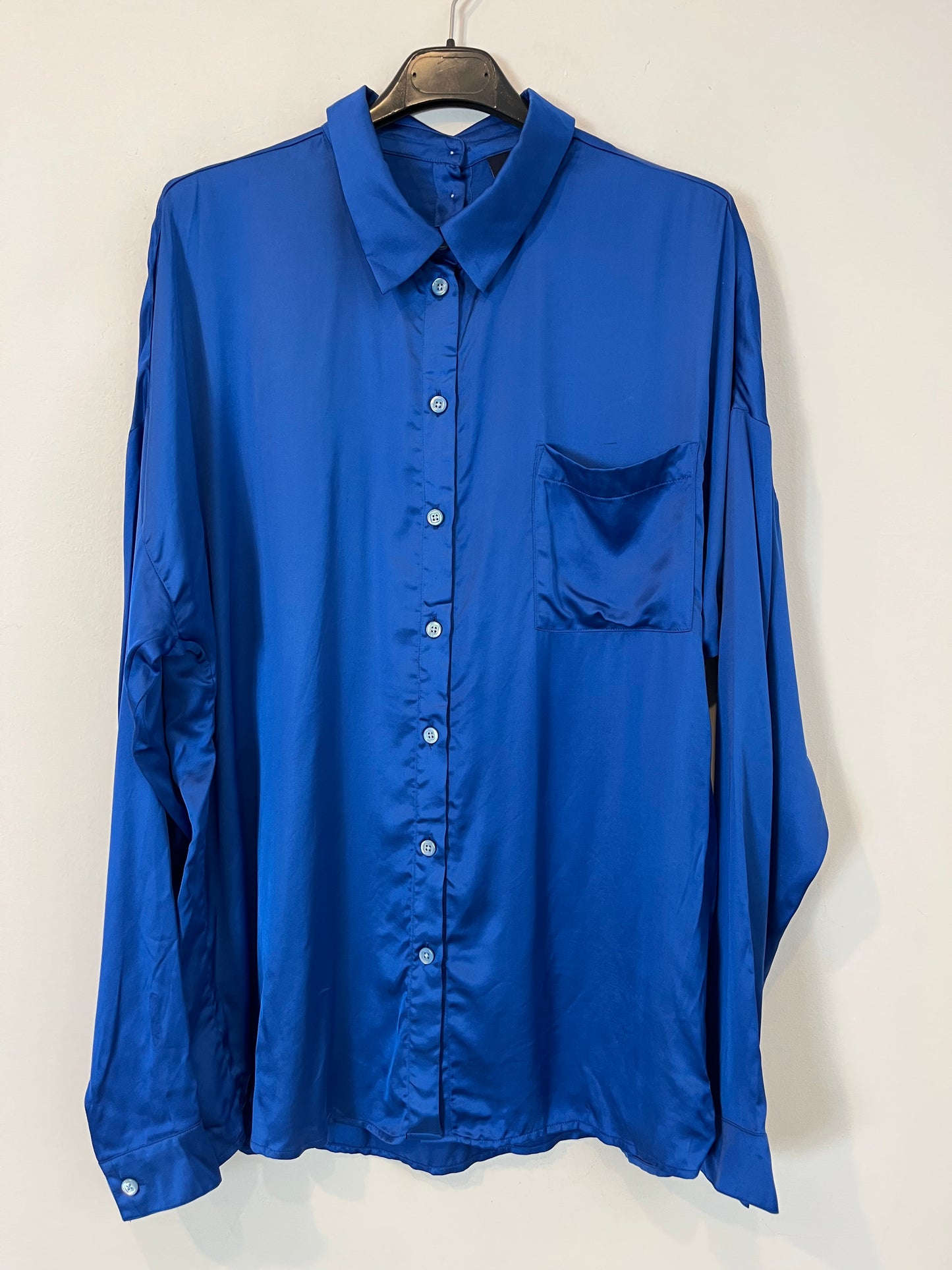 HARMONT&BLAINE. Blusa fluida azul T.44