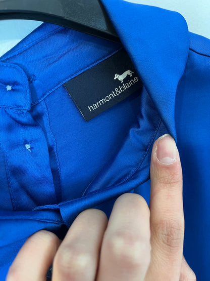 HARMONT&BLAINE. Blusa fluida azul T.44