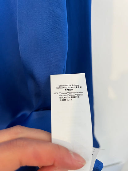 HARMONT&BLAINE. Blusa fluida azul T.44