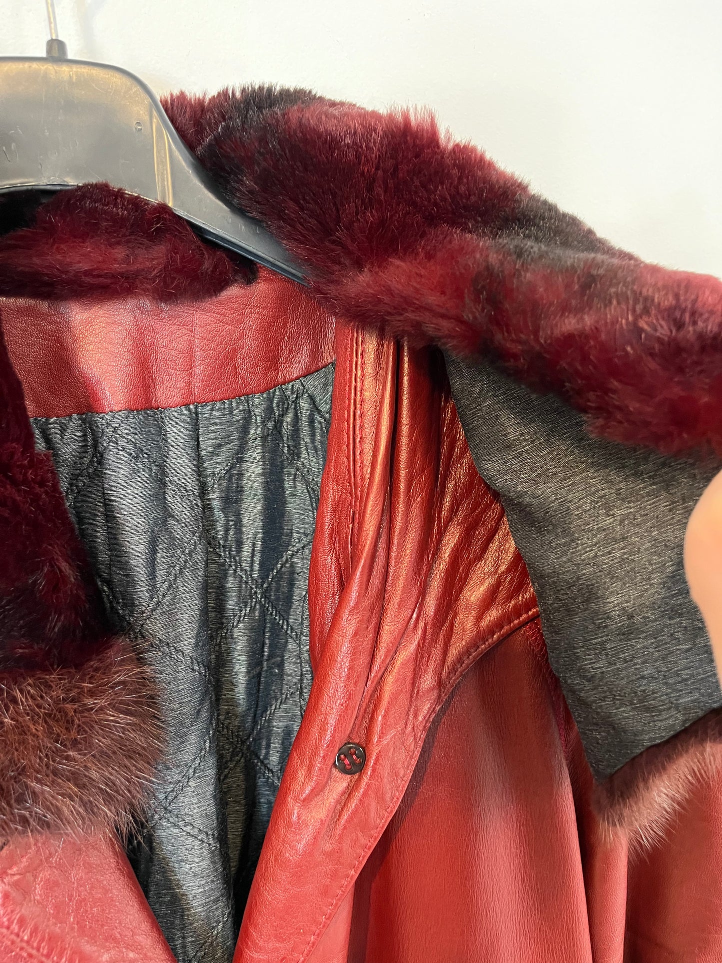 OTHERS. Vintage wine-colored coat. Size 46