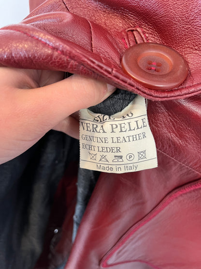 OTHERS. Vintage wine-colored coat. Size 46