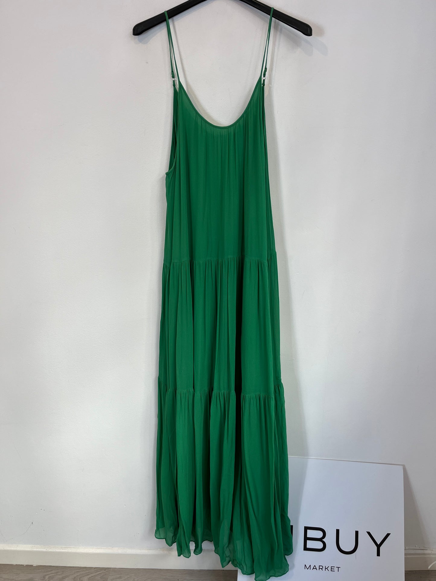 &OTHER STORIES. Vestido verde largo. T 42